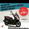 PCX 125 MOTOSİKLETTE MART AYINA ÖZEL KAMPANYA